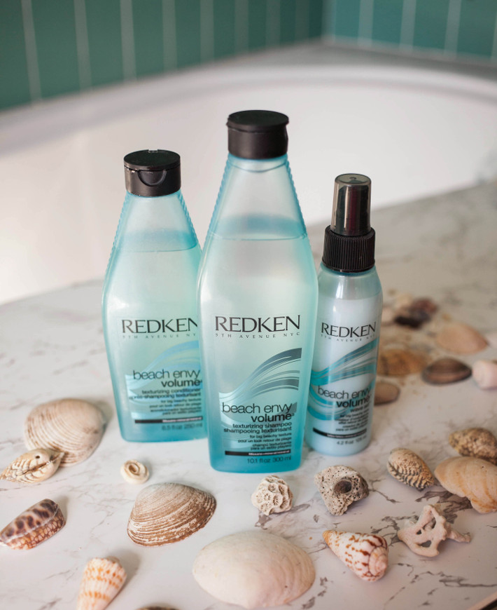 redken envy volume waves beachy beauty line styling