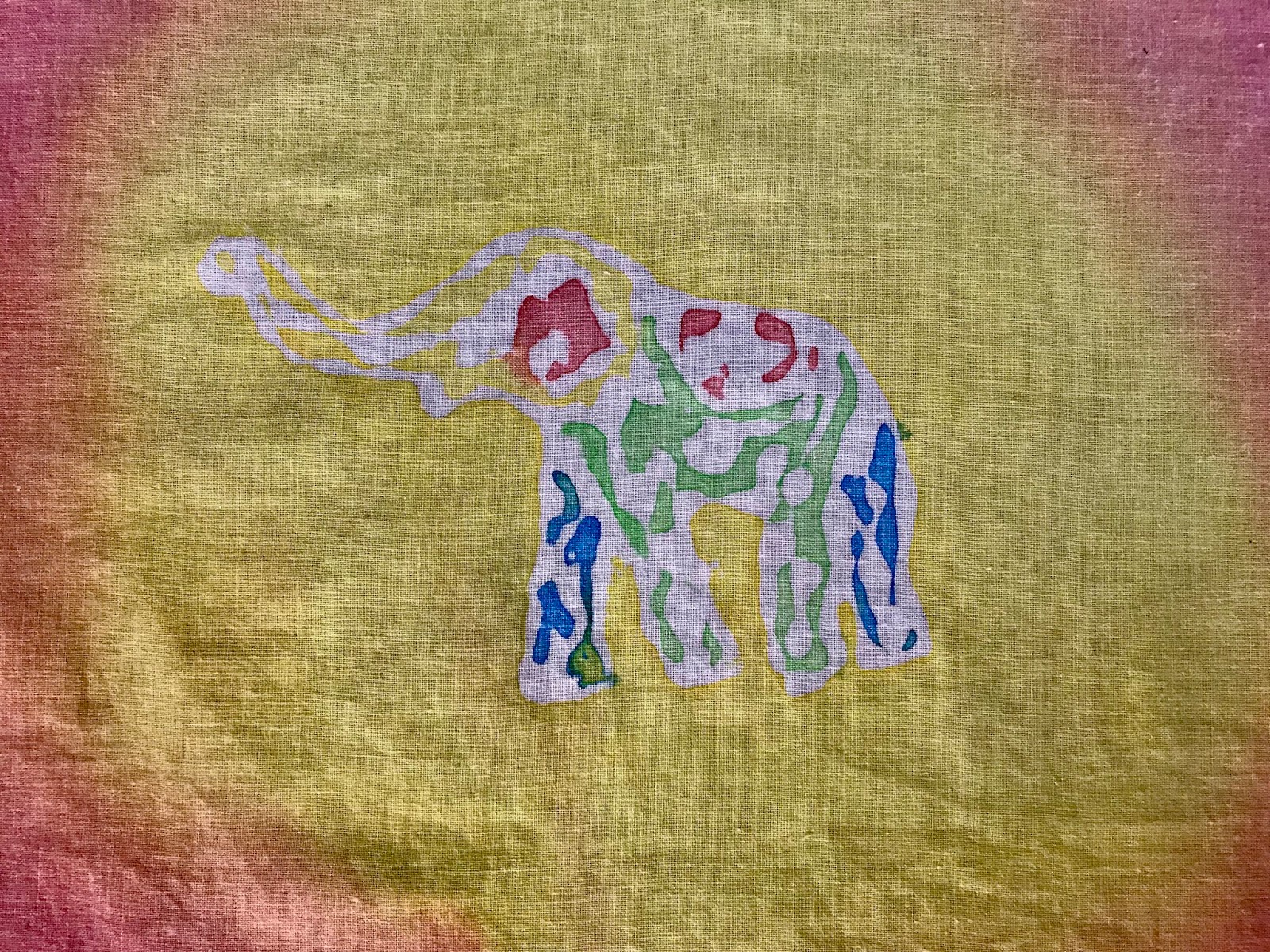 Kathy's Art Project Ideas Gel Glue Batik Lesson