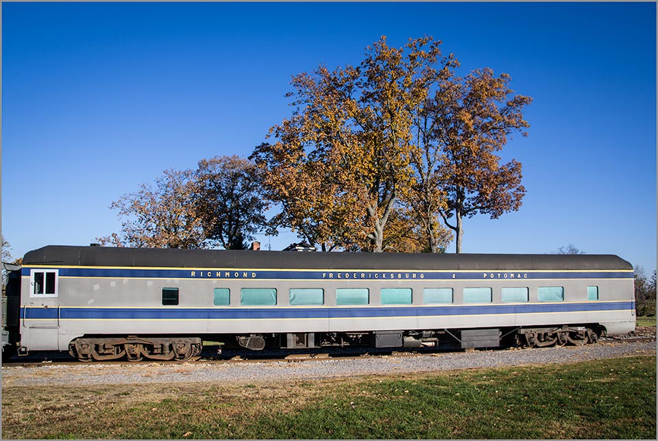 Richmond Fredericksburg and Potomac Railroad Photography In Place