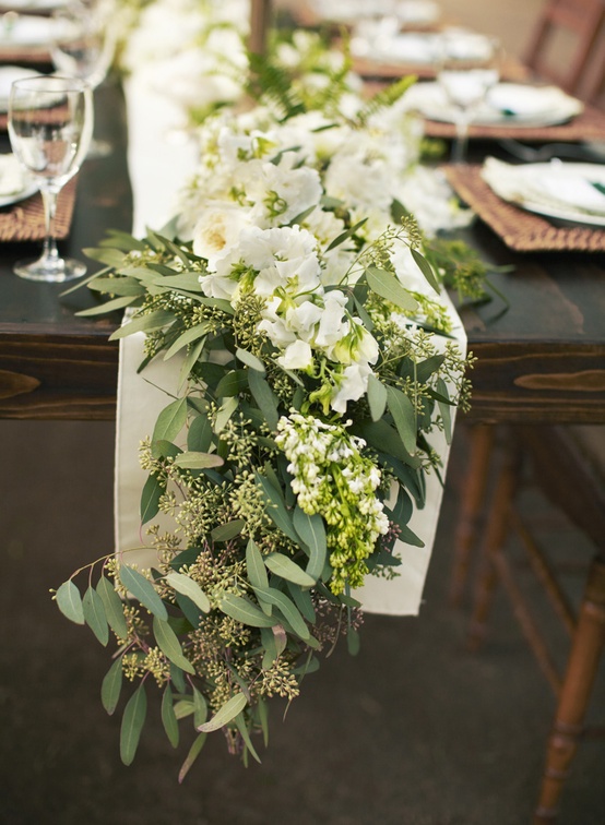 Simply Lavish Thursday's Obsession Cascading Floral Table Runner