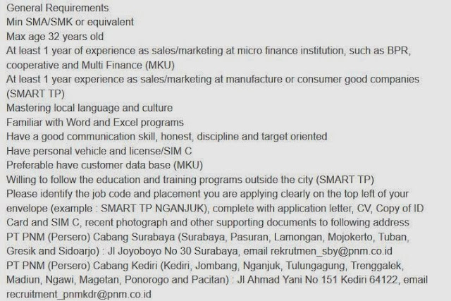 Lowongan Kerja Magetan Terbaru Januari 2014
