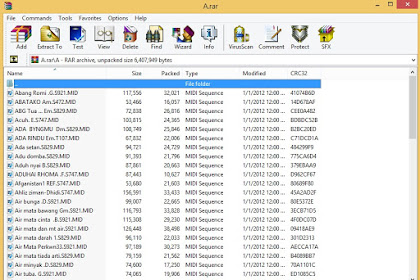 Song Sampling Yamaha PSR S Gratis List A (27jan2019)