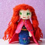 patron gratis muñeca anna frozen amigurumi