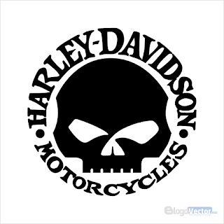Harley Davidson skull Logo vector (.cdr)