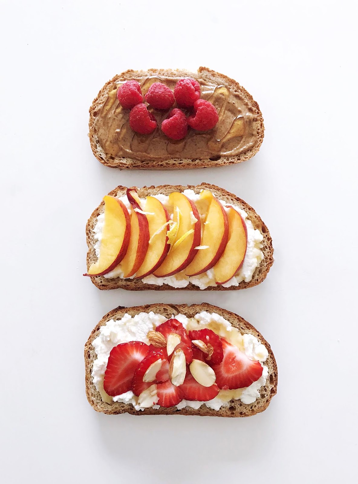Sprouted Grain Toast: 3 Ways