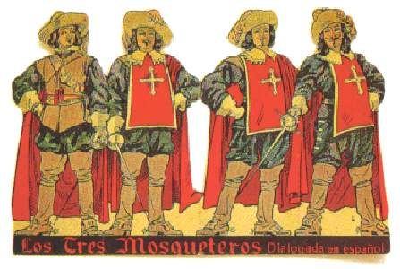 Escritores Famosos: LOS TRES MOSQUETEROS