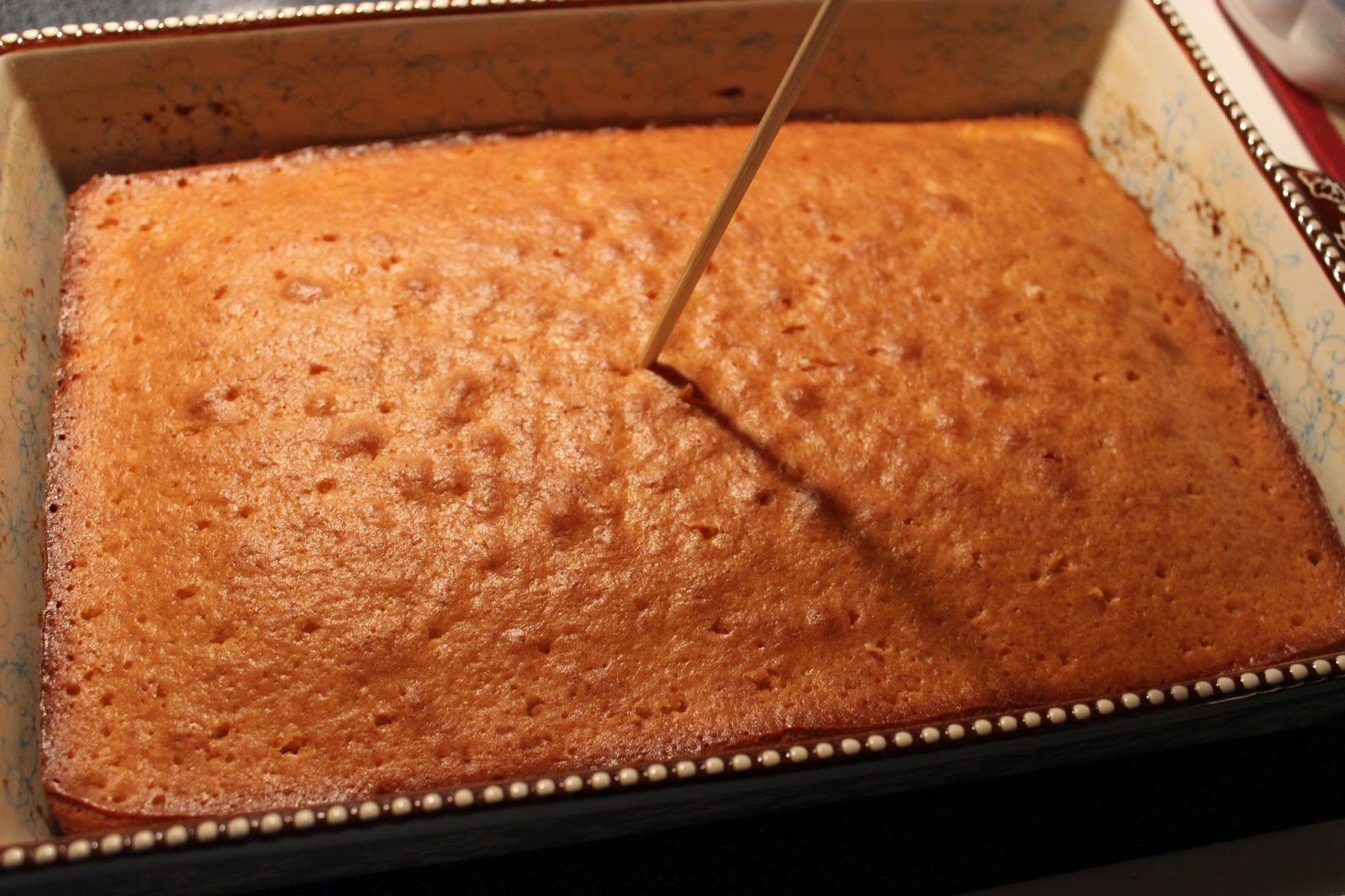 Sweet Tea and Cornbread Strawberry Soda Cake!