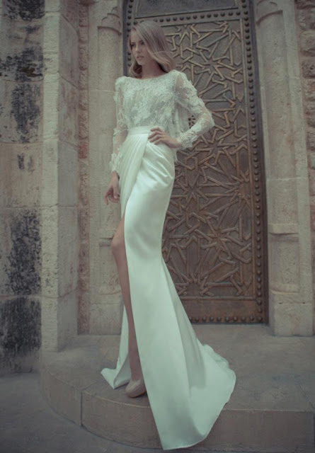 vestidos de novia minimalistas sencillos yaki ravid