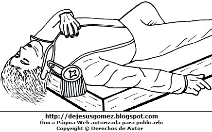 José María Córdova sin color Dibujo: Muerte de José María Córdova para colorear o pintar. José María Córdova hecho por Jesus Gómez