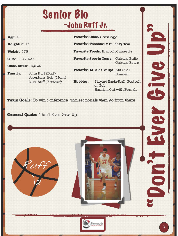 Plymouth Alumni Association January Plymouth Basketball Newsletter