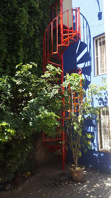 Casa chorizo patio stairs