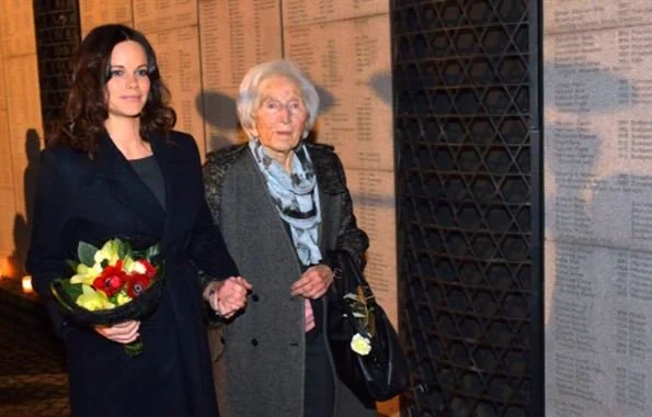 Princess Sofya of Sweden attended a commemoration ceremony at Stockholm Synagogue, which is organized in connection with Holocaust Memorial Day