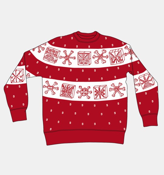 Highsnobiety Presents 10 Illustrated Christmas Sweaters Campus Mercante