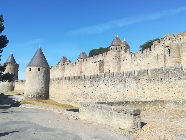 Francja, Oksytania Carcassonne Twierdza, zamek