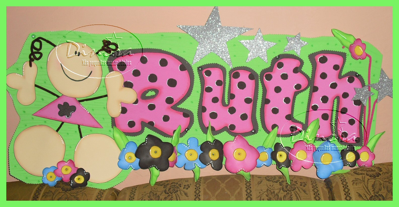 Dinora... arte y fiesta: nombres decorados