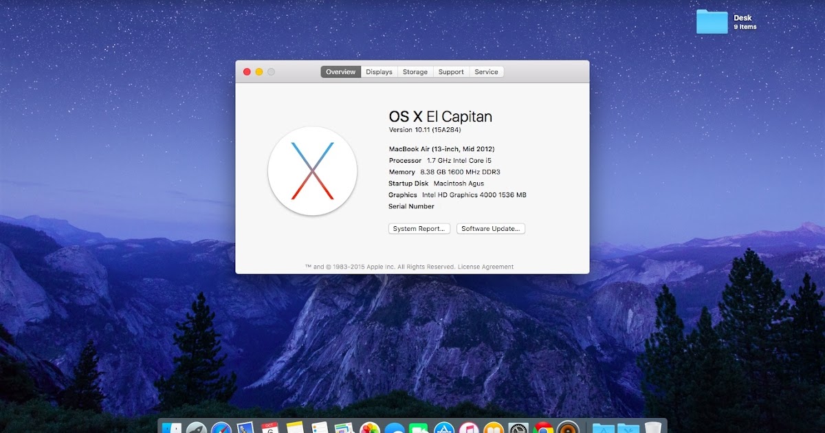 mac os x el capitan clean install