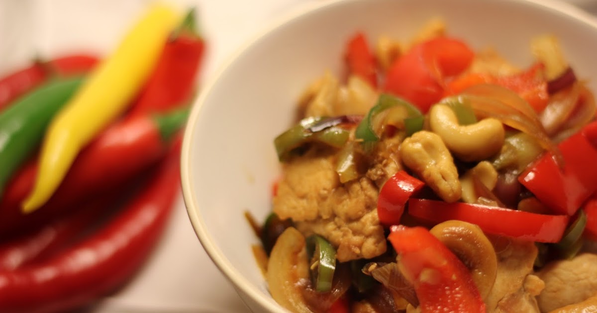 Thailändisches Hühnchen - Gai Pad Prik
