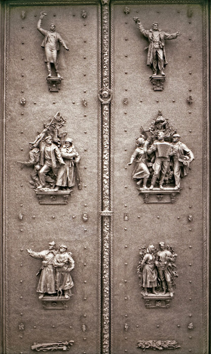 Prague, Národní památník na Vítkově, Mémorial national de Vitkov, Jan Zázvorkapour, © L. Gigout, 1990