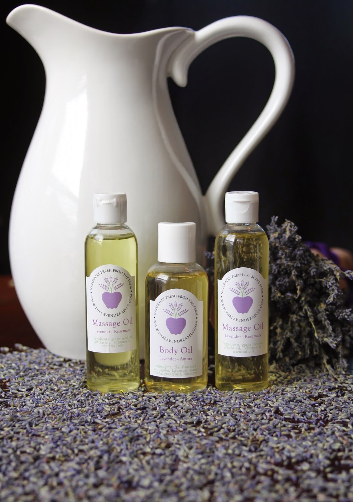 Lavender Massage Oils The Lavender Apple