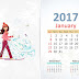 2017カレンダー無料テンプレート14