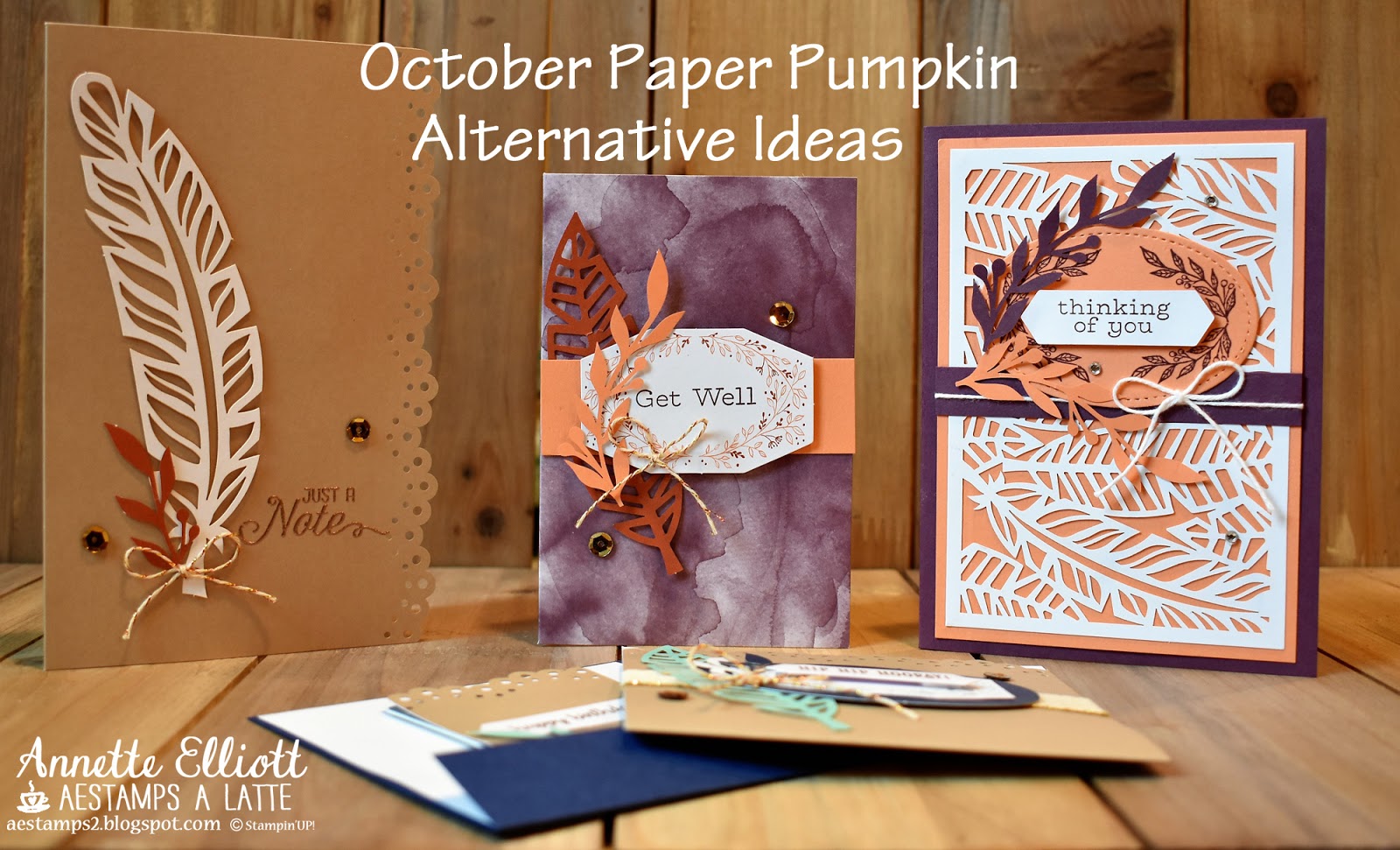 AESTAMPS A LATTE October Paper Pumpkin