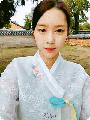 한복입은 오마이걸 지호.gif | 인스티즈