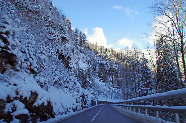 Driving Swiss Alps
