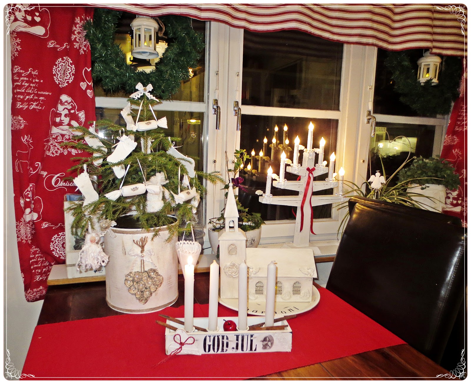 Burken som min lilla julgran ska ha *Shabby chic*