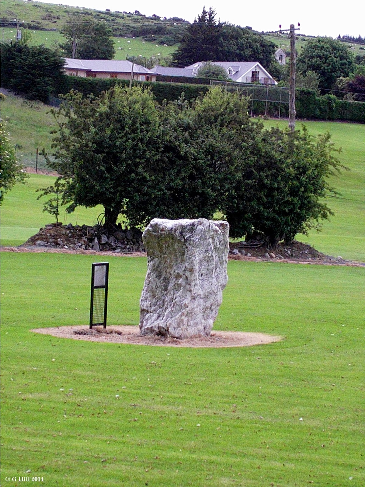 Ireland In Ruins Glencullen Standing Stone Co Dublin