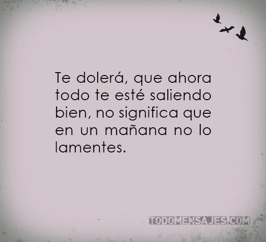 Mensajes de Te va a Doler