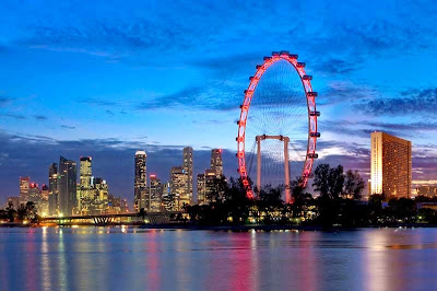 tempat wisata di singapore, tempat wisata di singapura, roda raksasa, pemandangan di singapura, jalan-jalan di singapura