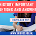 History GK Important one Liner Questions And Answer Download PDF 