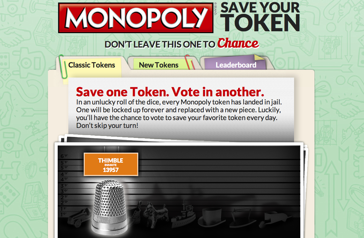 Wonkyworld Monopoly Save the Thimble!!