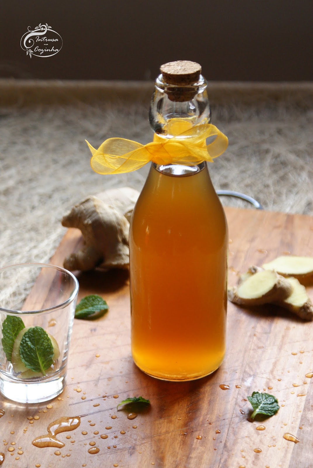 Xarope de Gengibre Intrusa na Cozinha