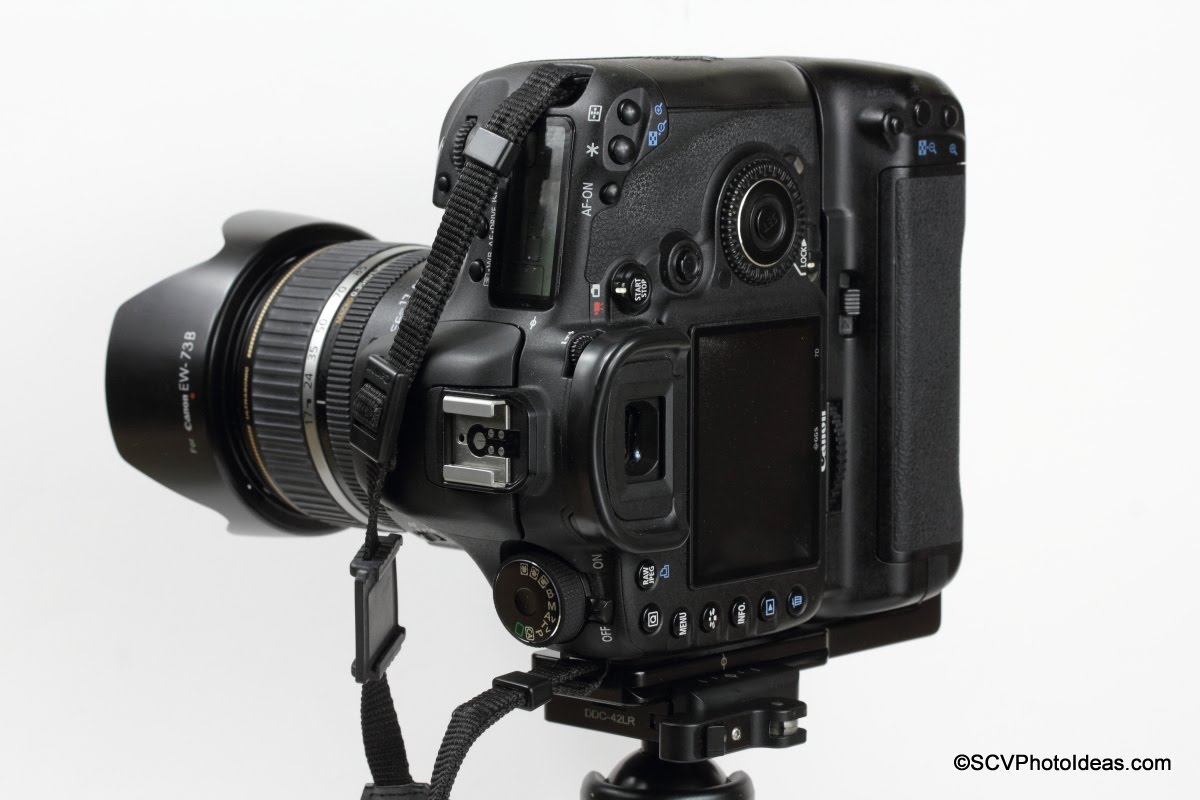 Hejnar L Bracket 44 on Gripped Canon EOS 7D - Portrait Flush
