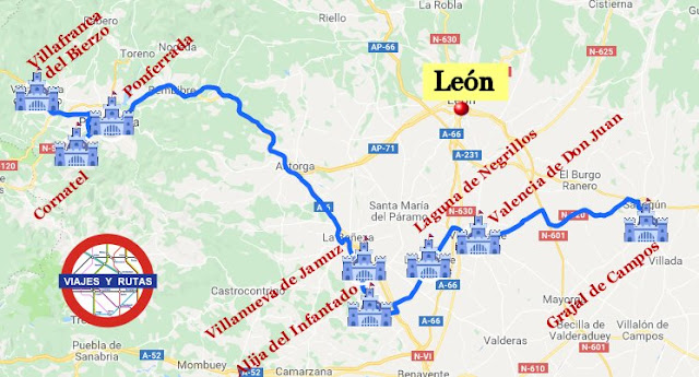 Ruta de los 8 castillos mejor conservados de la provincia de León