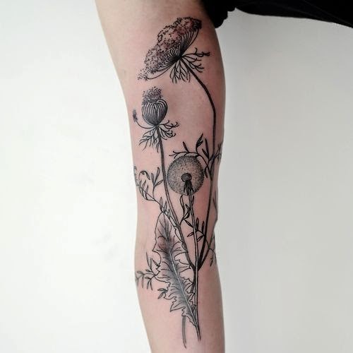 Botanical Flower Tattoos for Women, Women Hands with Flower Botanical Tattoo, Amazing Flowers of Botanical Tattoos, Parts, Women,