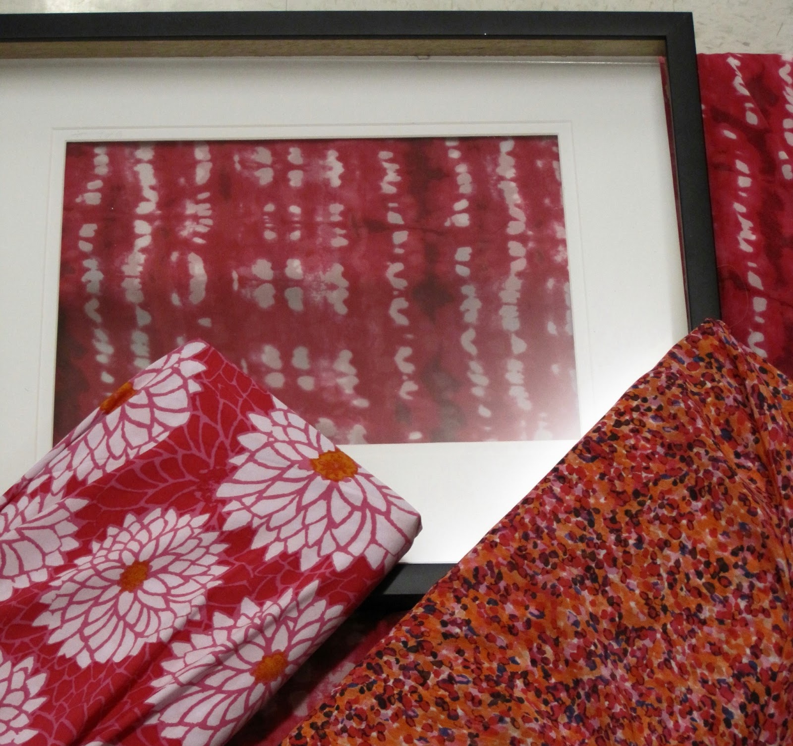 Simple Details: inexpensive framed fabric...