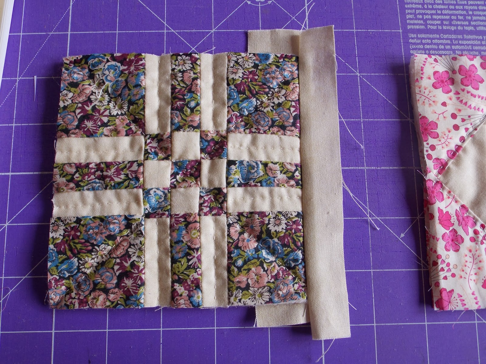 Liberty Dear Jane Quilt As You Go Tutorial