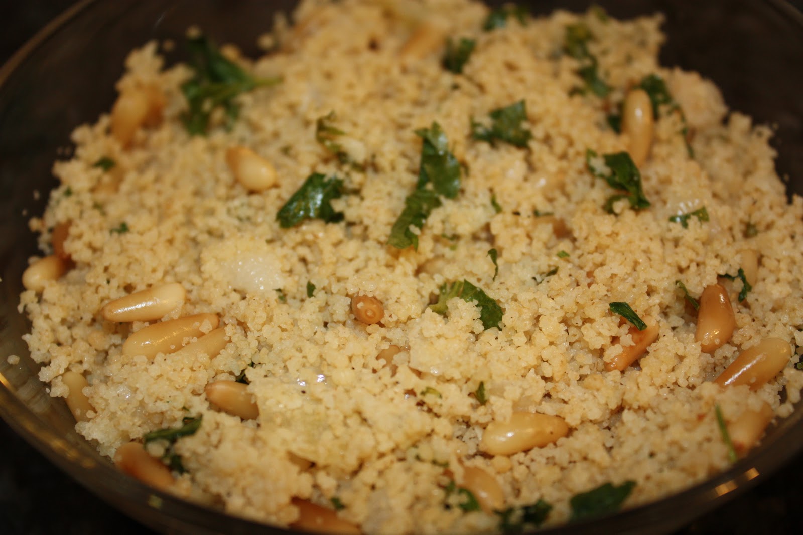 EVERYDAY SISTERS Cous Cous with Toasted Pine Nuts