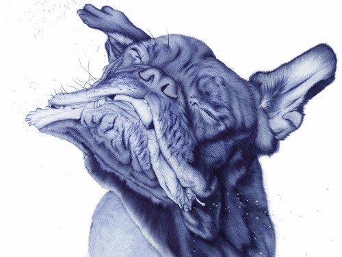 07-Dog-2-Sarah-Esteje-ABADIDABOU-Hyper-realistic-Ballpoint-Pen-Animals-www-designstack-co