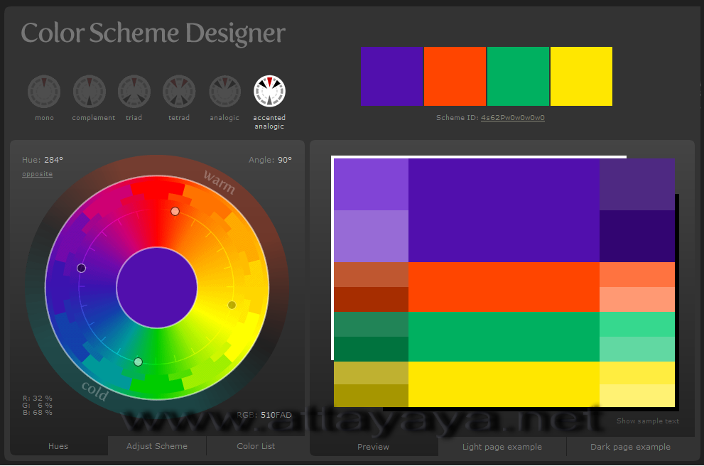 trend-color-scheme-designer trend warna