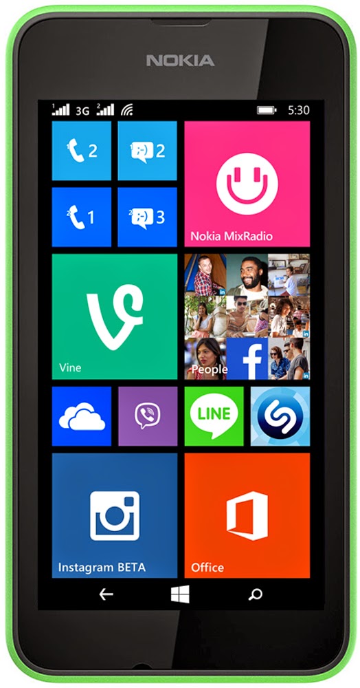 Microsofts cheapest  Lumia 530 available in India for Rs.7349.00 with Windows 8.1 onboard