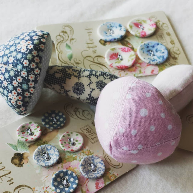 Sew Me Something Good: WIP Wednesday - Making Mini Mushrooms