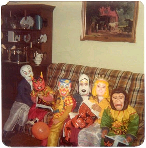 Dishfunctional Designs Vintage Childhood Halloween Costumes from the 70's