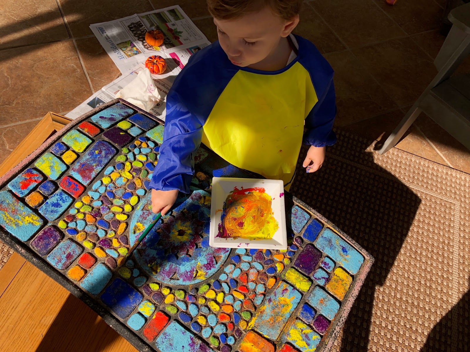 kara rice Paint Your Doormat Great Kid Project