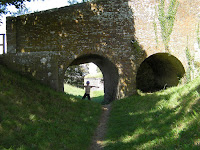 arches under main entrance
