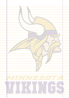 Papel Pautado Minnesota Vikings PDF para imprimir na folha A4 Papel Pautado Minnesota Vikings PDF para imprimir na folha A4