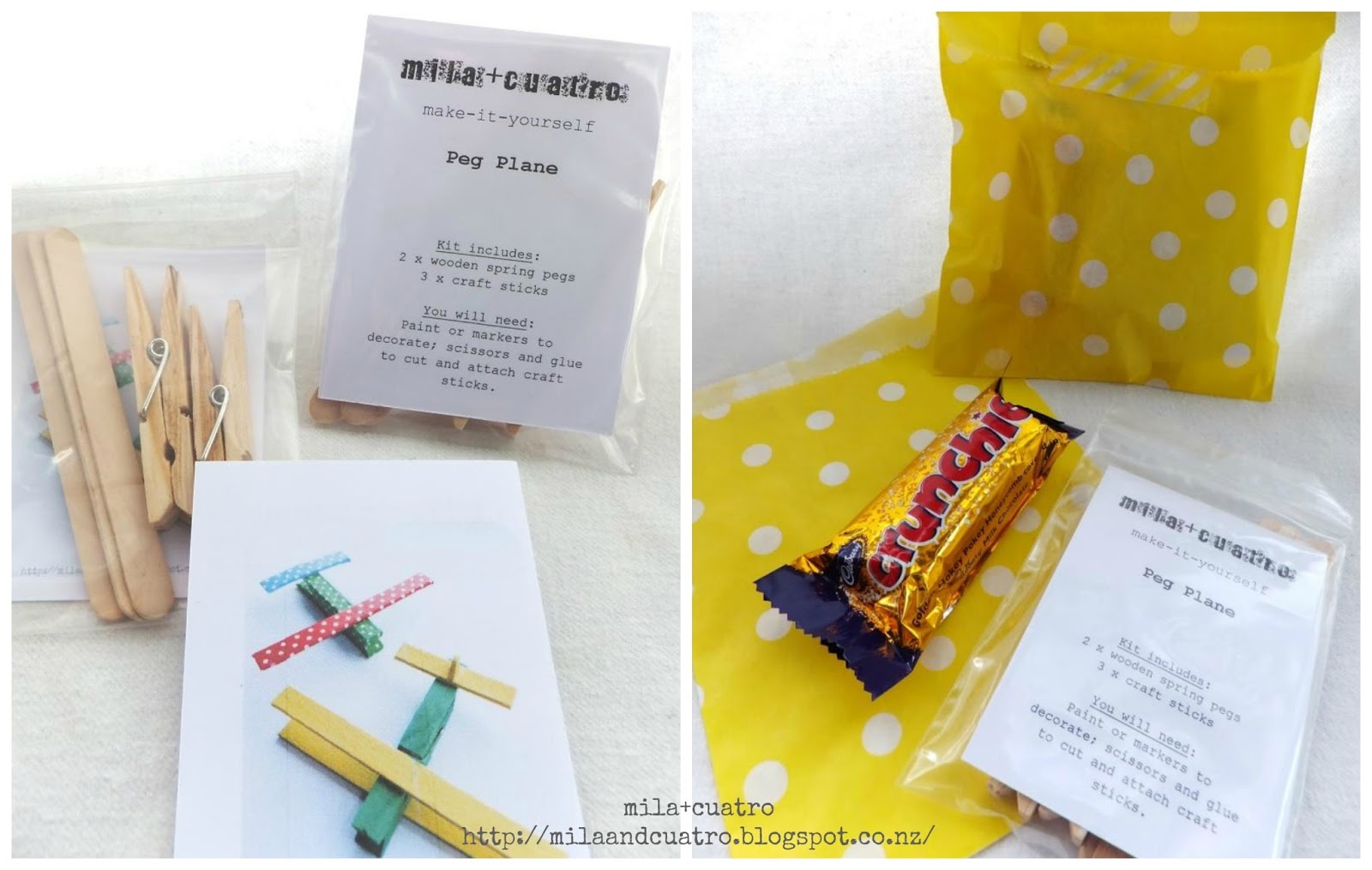 mila+cuatro Yellow Party Favors