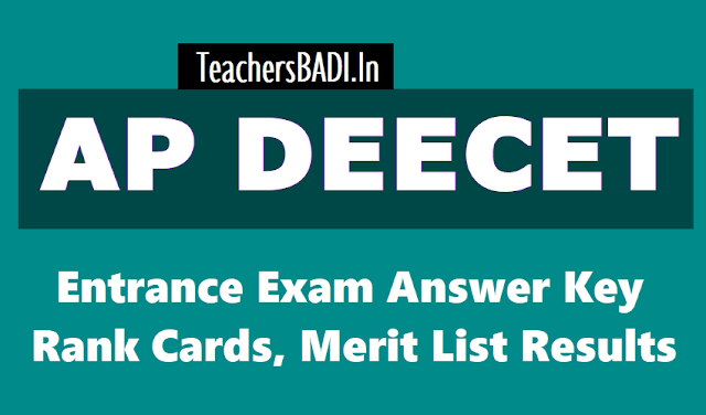 AP DEECET 2019 Rank Cards, Merit list Results, Answer key ap deecet 2019 rank cards,results,marks list,apdeecet merit list 2019,deecetap.cgg.gov.in ,frst phase web counselling,certificate verification,list of documents,www.cse.ap.gov.in